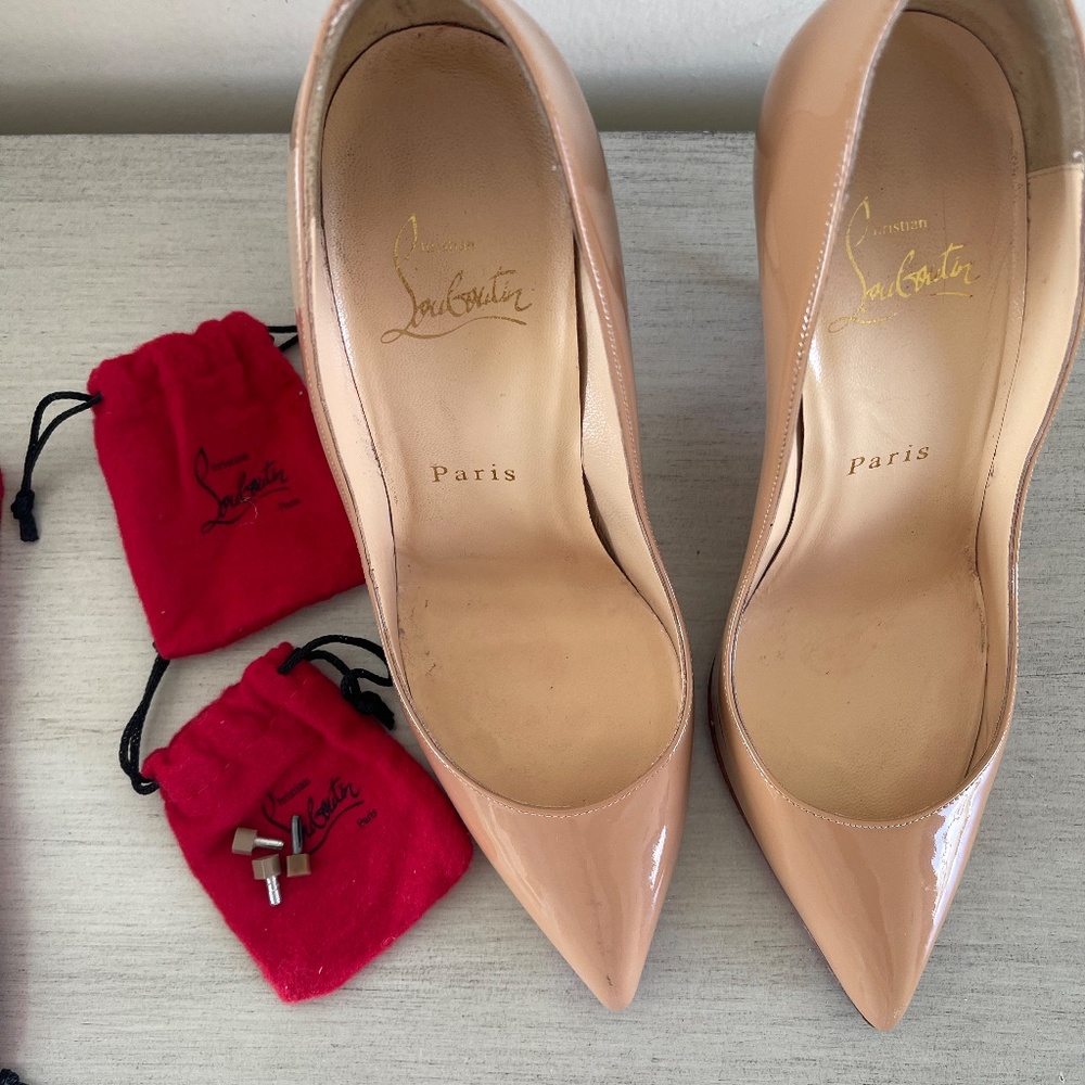Christian Louboutin Pigalle Follies Patent Leather Nude (OBO) - Picture 12 of 12